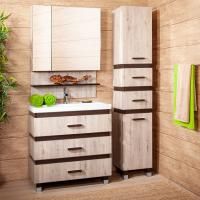 Тумба под раковину Бриклаер Техас 80 Дуб кантри Венге