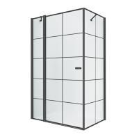 Душевое ограждение NEW TRENDY NEW SOLEO BLACK L 90x90x195 K-0579 (черный)