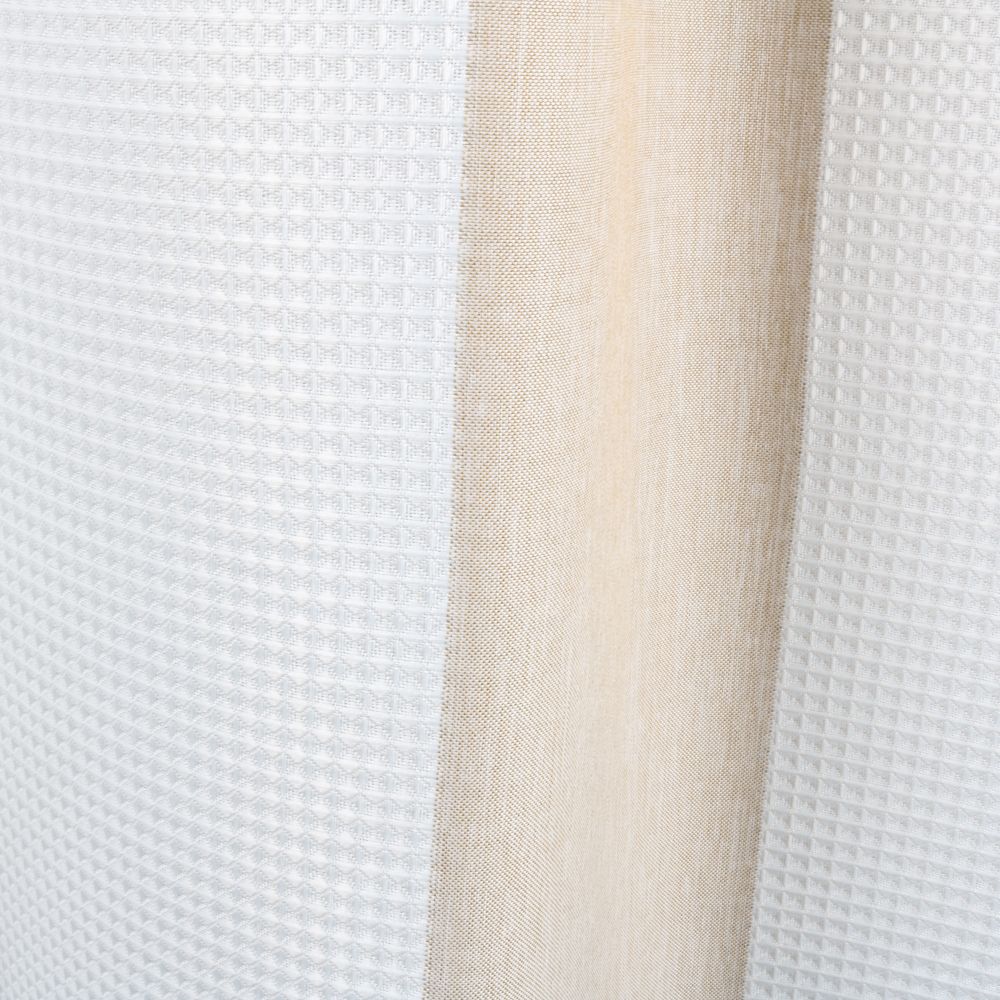 Штора для ванной комнаты FIXSEN VAFEL FX-5020A, белый/бежевый, артикул FX-5020A