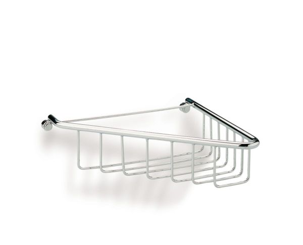 Stil Haus, решётка в ванную 1-уровневая угловая, высота 5 см, цвет хром