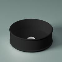 Artceram Atelier Раковина настольная Ø 44 см, цвет черный