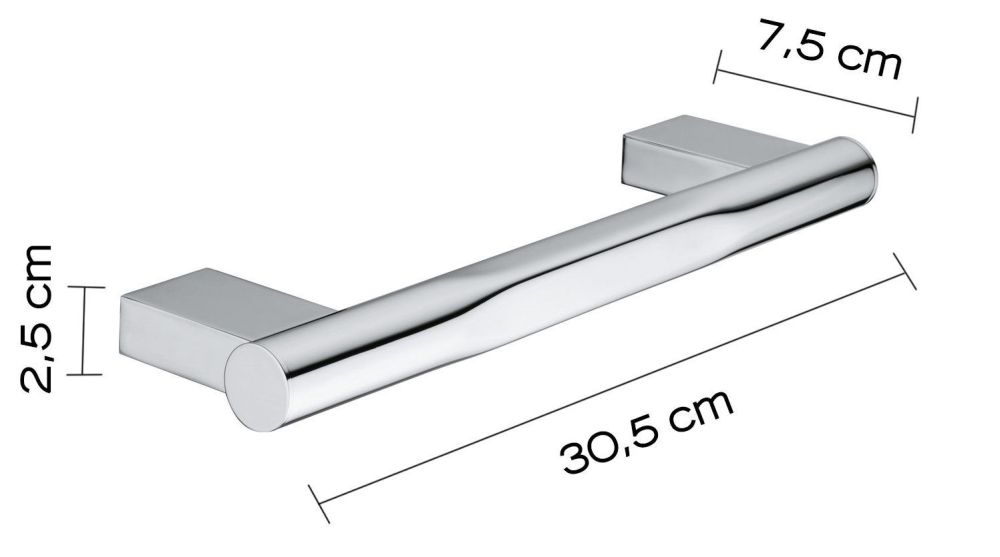 Gedy Canarie, поручень прямой, цвет хром