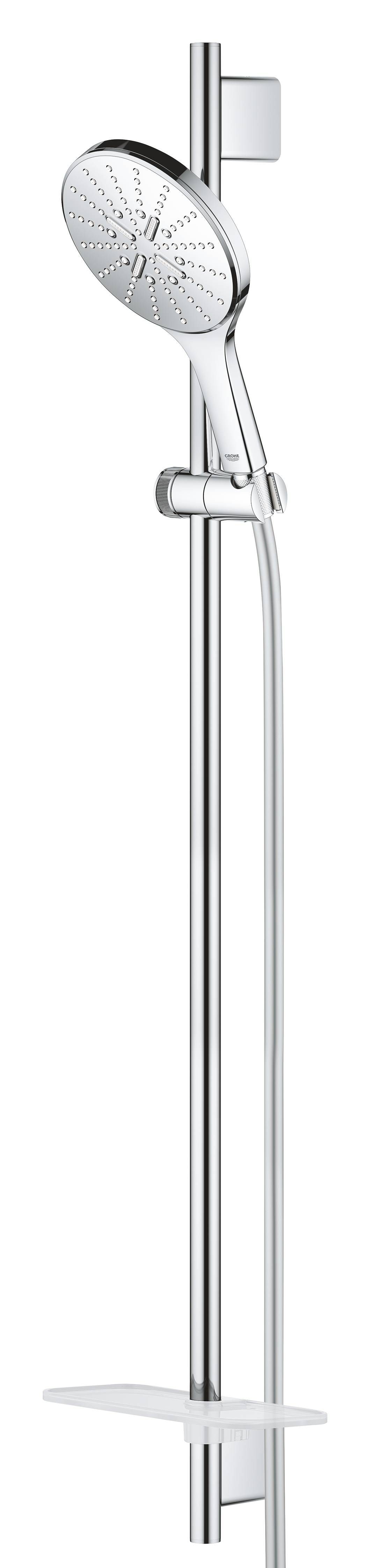 Душевой гарнитур GROHE Rainshower SmartActive 150, 3 вида струй, 9,5 л/мин., хром (26594000), артикул 26594000