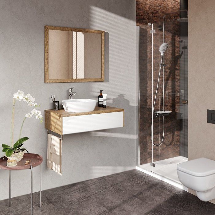 Зеркало Iddis Torr 80 Светлый дуб