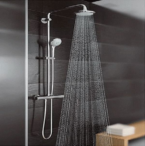 Душевая стойка, Hansgrohe, Croma, смеситель-есть, тип открывания воды-однорычажный, тип регулирования воды-керамический картридж,  верхний душ-есть, форма верхнего душа-круглая, размер верхнего душа-220, держатель верхнего душа-есть, вынос, мм-400, количе Душевая стойка, Hansgrohe, Croma, смеситель-есть, тип открывания воды-однорычажный, тип регулирования воды-керамический картридж,  верхний душ-есть, форма верхнего душа-круглая, размер верхнего душа-220, держатель верхнего душа-есть, вынос, мм-400, количе