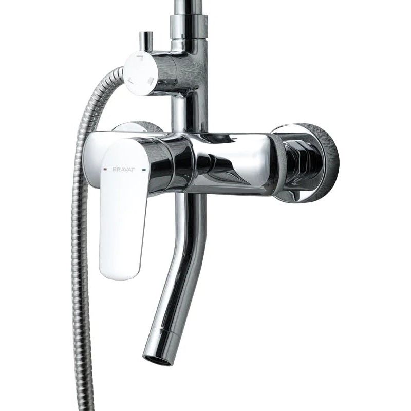 Душевая система Bravat Rhein F6429564CP-A-ENG, хром