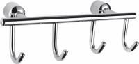 Вешалка с 4 крючками для ванной WONZON & WOGHAND, Хром (WW-9382-4)