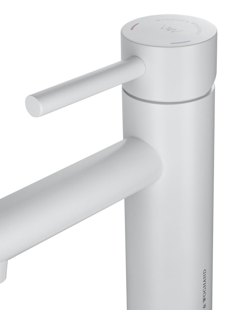 Смеситель для раковины WONZON & WOGHAND, Белый матовый (WW-H9089-MW)