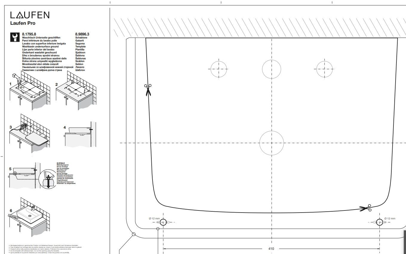 Laufen PRO S раковина, укороченная, для установки на поверхность, 550x380x95 мм, с 1 отв для смес по центру, белый Laufen PRO S раковина, укороченная, для установки на поверхность, 550x380x95 мм, с 1 отв для смес по центру, белый
