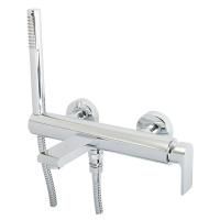 TENESI Смеситель для ванны моноком. внешний, с ручным душем, хром