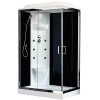 Душевая кабина Royal Bath RB 8120HP7-BT-CH (черное/прозрачное) левая Душевая кабина Royal Bath RB 8120HP7-BT-CH (черное/прозрачное) левая