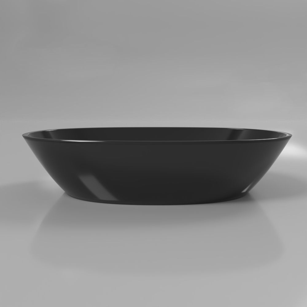 Умывальник WHITECROSS Amazon 60x35 (черный глянец) иск. Камень