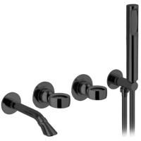 Смеситель для ванны Webert Opera OA860312560 Черный матовый