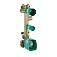 AX ShowerSelect Скрытая часть для термостата 38 x 12 c 3 розетками, для 3 потреб. AX ShowerSelect Скрытая часть для термостата 38 x 12 c 3 розетками, для 3 потреб.