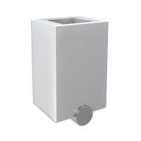 BERTOCCI Polo Стакан цвет белый матовый/хром