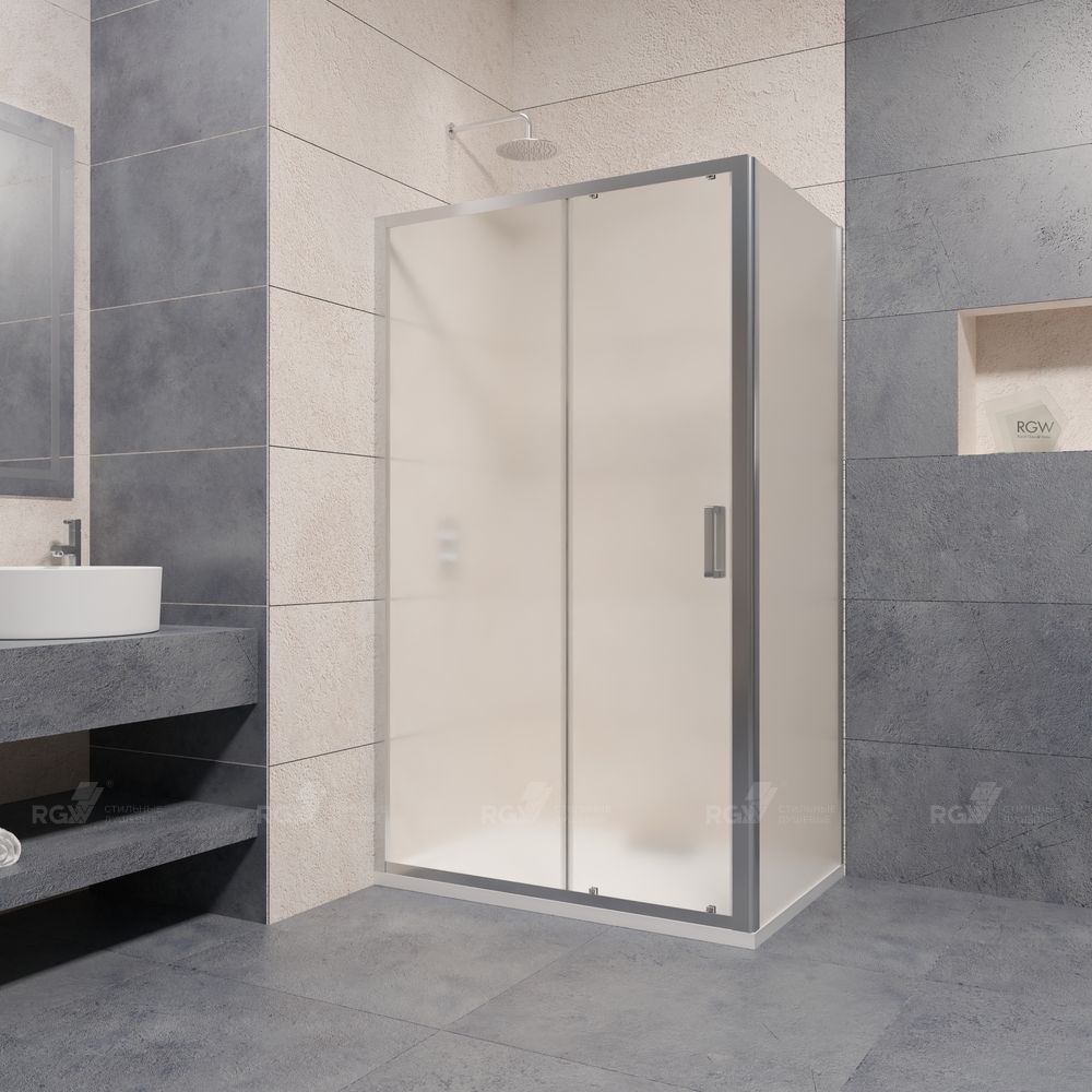 Душевой уголок RGW PA-76 (PA-016 + Z-050-2) (1700x1000, Матовое-Сатинат)