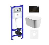 Комплект 6 в 1 Lavinia Boho Bell Pro Rimless 75110010, премиум с пластиковой клавишей