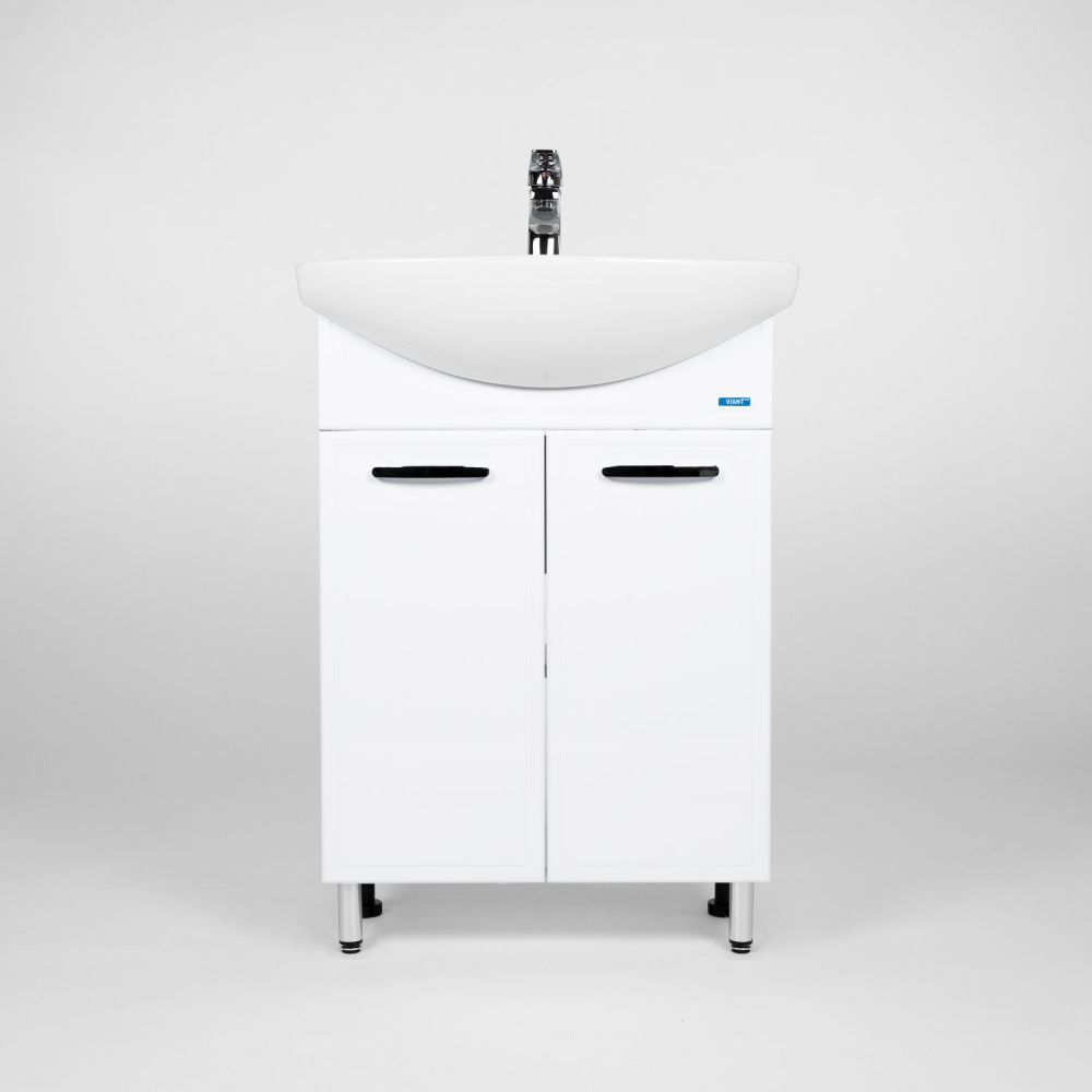 Тумба VIANT "Милан" 2 ств 315х555х820 под раковину 1WH110246 (Балтика 60) (VMIL60BA-T2ST), артикул VMIL60BA-T2ST