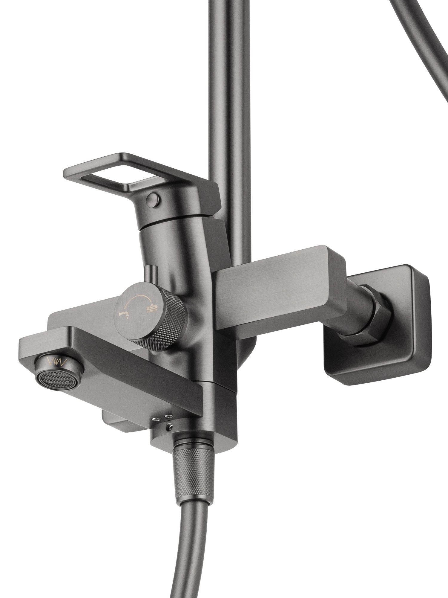 Душевая система WONZON & WOGHAND FRAME, Темный графит (WW-88739010-BGM)