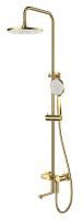 Душевая система со смесителем Canberra, артикул: ST260CRGold, ESKO