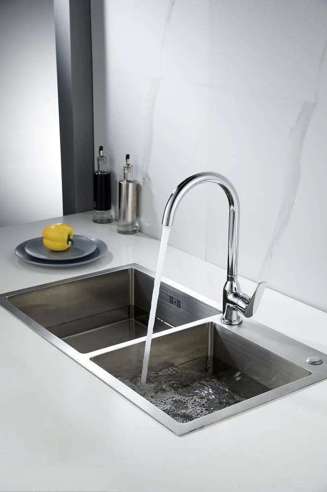 Смеситель для кухни Knotlor KN-51, хром, артикул KN-51