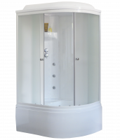 Душевая кабина Royal Bath RB 8120BK3-WC (белое/матовое) левая Душевая кабина Royal Bath RB 8120BK3-WC (белое/матовое) левая