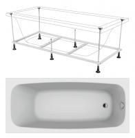 Ванна BERGES акриловая FEYA 170x70 с каркасом Ванна BERGES акриловая FEYA 170x70 с каркасом