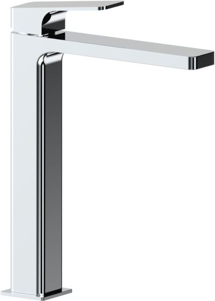 AQG Delta, высокий однорычажный смеситель для раковины без донного клапана, цвет хром