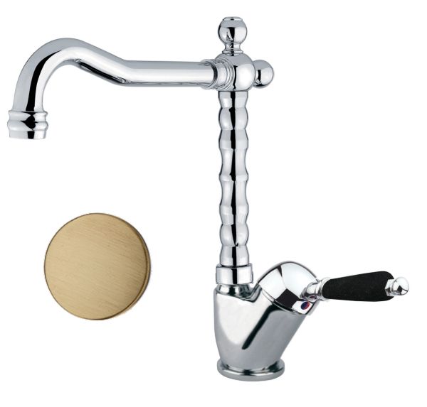 Смеситель для раковины Fiore IMPERIAL BLACK 89ZZ2245, бронза