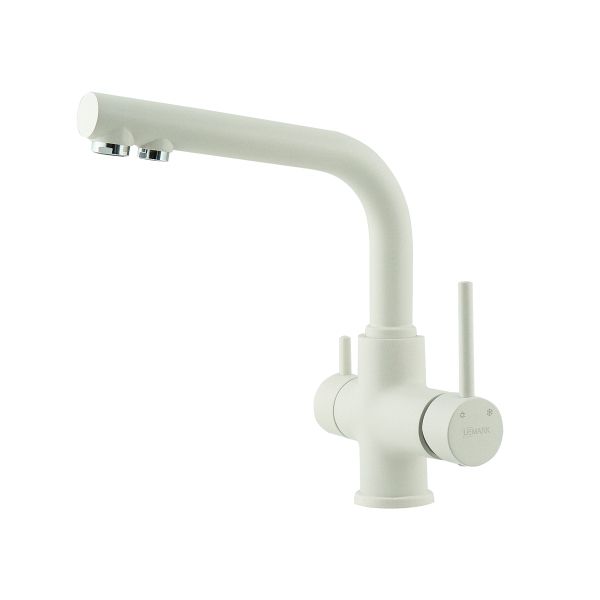 Смеситель для кухни Lemark COMFORT с подключением к фильтру питьевой воды, цвет: жасмин (LM3061PJS)