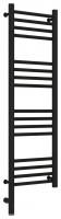 Полотенцесушитель, Сунержа, Богема 3.0, электрический, ширина, мм-332, глубина, мм-75, высота, мм-1124, межосевое расстояние-300, подключение-нижнее слева, электрокомплект-МЭМ, мощность, Вт-300, материал-нержавеющая сталь, цвет-чёрный матовый