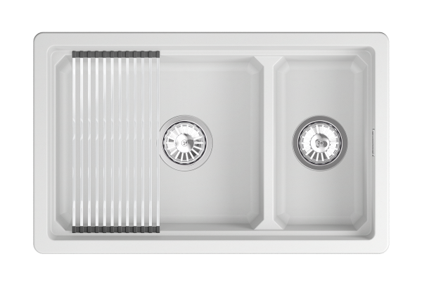 Кухонная мойка GRANULA кварц (7304iU, АРКТИК)