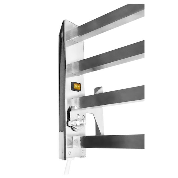 Электрический полотенцесушитель Domoterm Полка DMT 73 25*83 EK L Хром