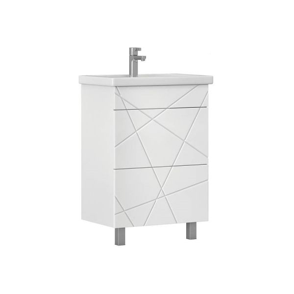 Тумба с раковиной напольная VIGO Geometry tn.GEO.COM.60.2Y, 60 см