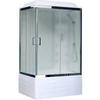 Душевая кабина Royal Bath BP 120х80 RB8120BP3-WC-CH-R с гидромассажем стекло матовое задняя стенка Белая Душевая кабина Royal Bath BP 120х80 RB8120BP3-WC-CH-R с гидромассажем стекло матовое задняя стенка Белая