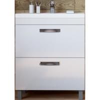 Тумба под раковину Vigo Plaza 70 2 ящика Белая