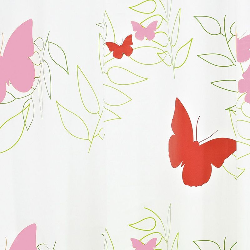 Штора для ванны Ridder Butterflies 200х180 Красная