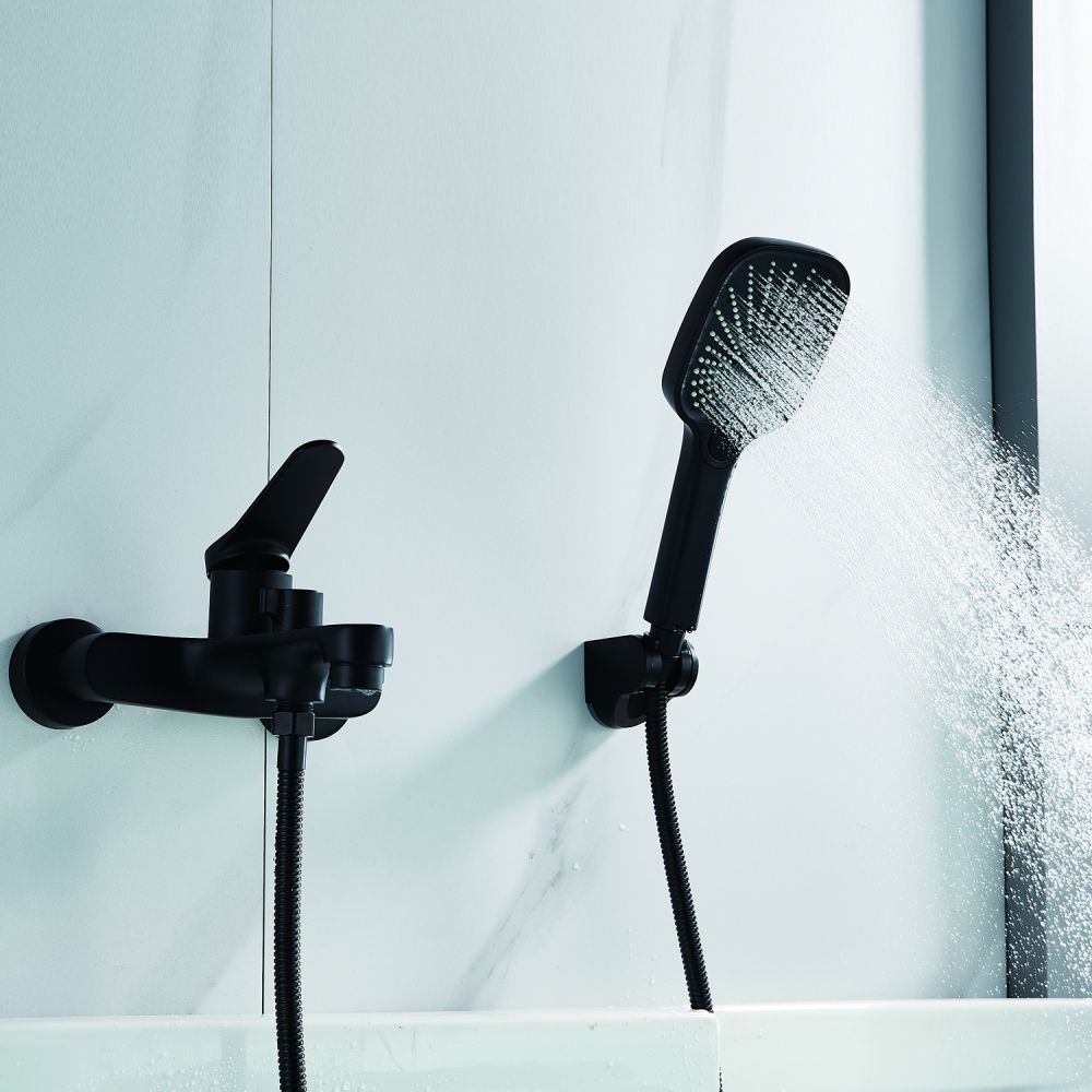 Смеситель для ванны Shevanik S6202H, черный