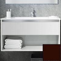 Тумба с раковиной SanVit Контур 90 kkont090 в цвете Ral подвесная Шоколад