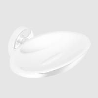 Colombo Plus Мыльница металлическая, подвесная, цвет: белый матовый Colombo Plus Мыльница металлическая, подвесная, цвет: белый матовый