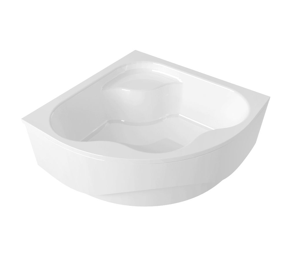 Комплект 2 в 1 Lavinia Boho Aveo S1-37040140, акриловая ванна 140x140 см, усиленный металлический каркас с монтажным набором