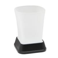 Стакан для зубных щеток WasserKRAFT Amper Black K-5428B Черный Стакан для зубных щеток WasserKRAFT Amper Black K-5428B Черный