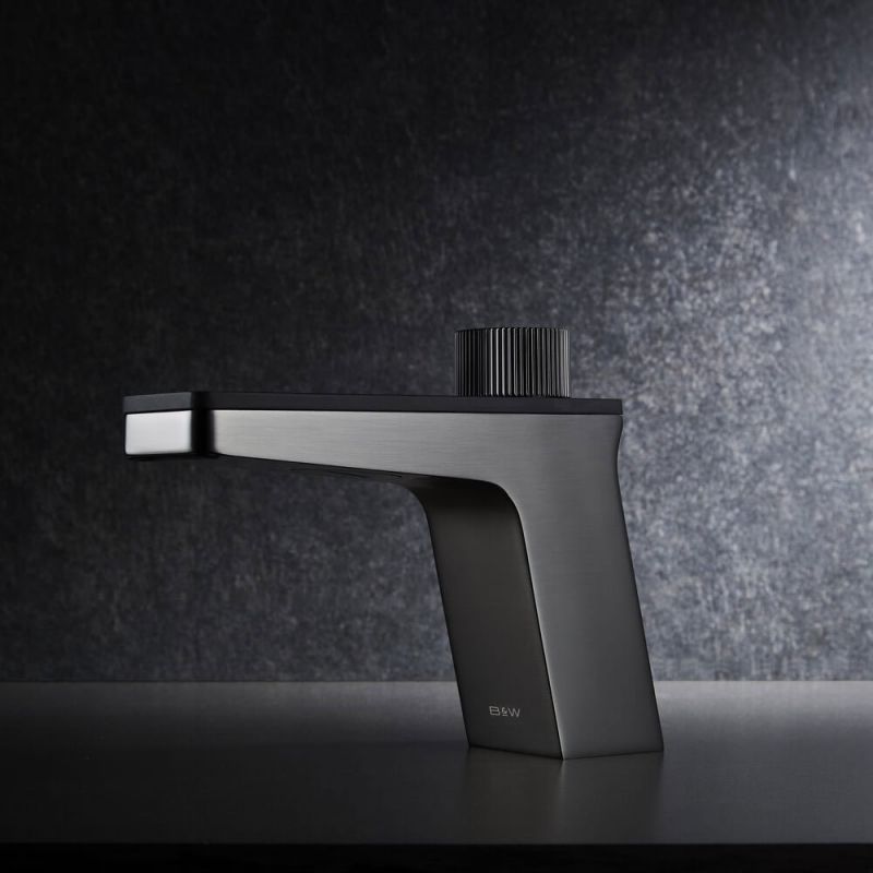Смеситель для раковины Black&White Universe U7510 Темно-серый матовый Гранит