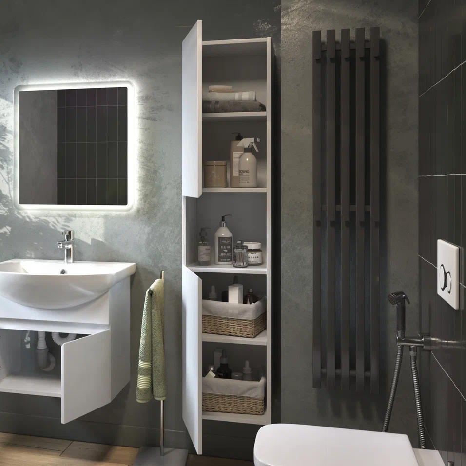 Пенал (35 см) VIGO  pp.WIN.35, белый