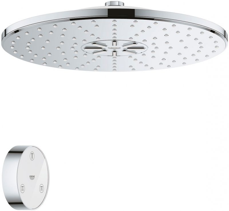 Верхний душ GROHE RAINSHOWER SMARTACTIVE 26641000 (хром, пластик, круглая), шт Верхний душ GROHE RAINSHOWER SMARTACTIVE 26641000 (хром, пластик, круглая), шт