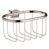 AX Montreux Мыльница-короб, подвесная, материал: металл, цвет: шлифованный никель AX Montreux Мыльница-короб, подвесная, материал: металл, цвет: шлифованный никель