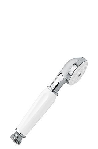 Emmevi, круглая однорежимная лейка ручного душа из латуни, с керамической ручкой (для набора 130), цвет хром