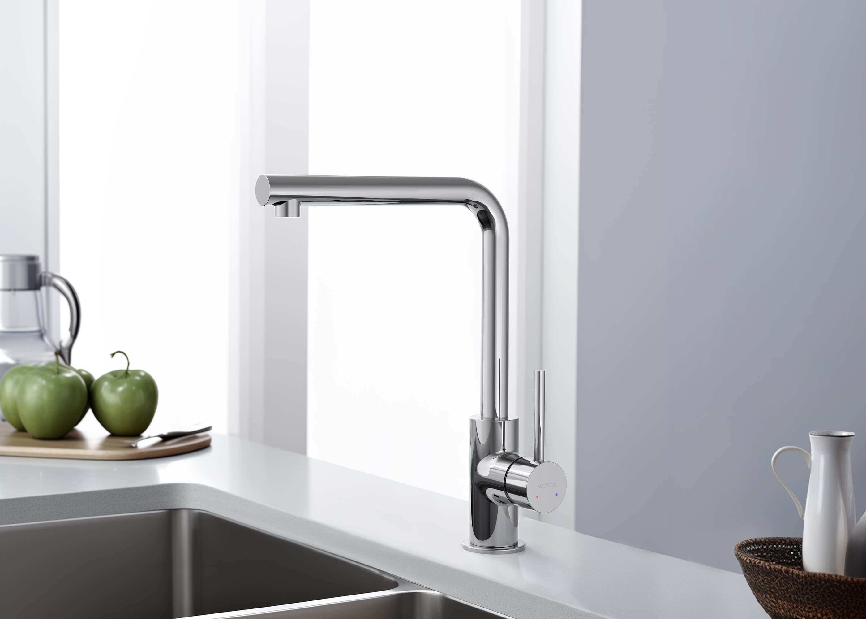 Смеситель для кухни AQUATEK AQ1380CR ЕВРОПА Смеситель для кухни AQUATEK AQ1380CR ЕВРОПА
