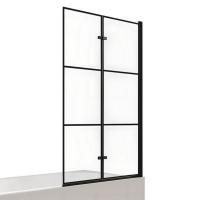 Шторка для ванны NEW TRENDY SUPERIA BLACK 100 см P-0055 R (черный)