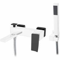 Смеситель для ванны QChromeBlack.2_Комплект